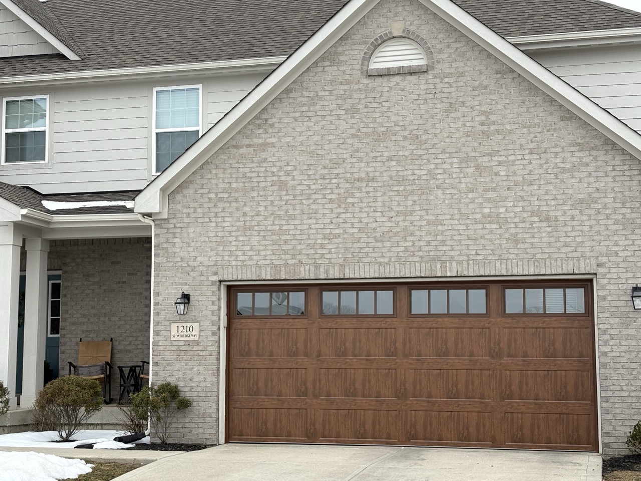 Brown Raised-Panel Door